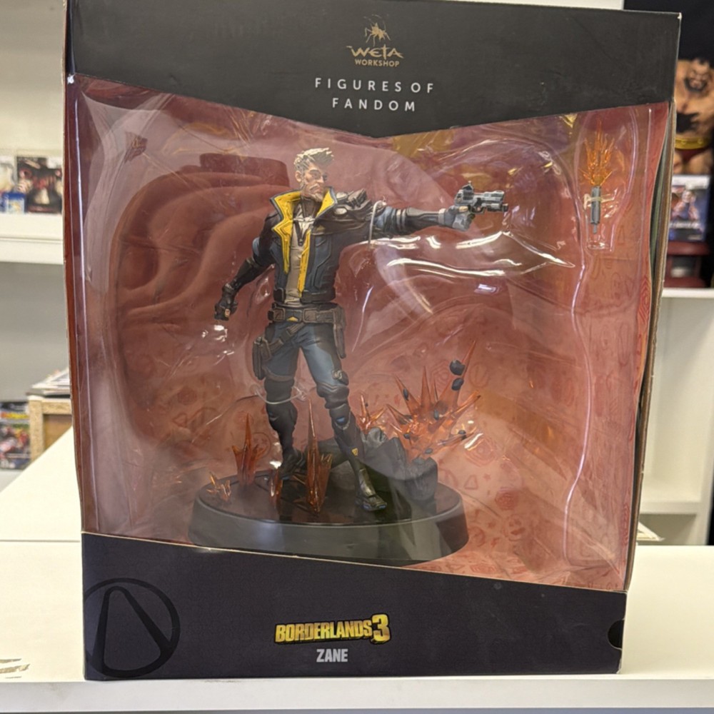 NEW SEALED Weta Workshop Figures of Fandom Borderlands 3 Zane Collectible Statue