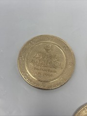 Lot Of 6 Super Mario Frankford Candy Wonderball Coins
