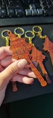 Hades Supergiant Game Varatha Spear Aspect of Hades Key Chain