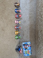 Banpresto 2009 Nintendo Super Mario Kart Wii Figure Set Peach Yoshi Donkey Kong