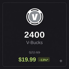 Fortnite Series 2400 V-Bucks Gift Card for Fortnite Video Game