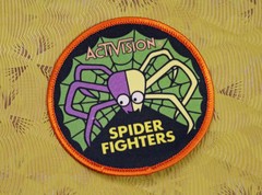 👀🕹~ Atari Video Game Vintage 80’s Activision Award Patch — Spider Fighter ~