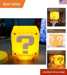 USB Powered Mini Night Light with Gaming Sound Effects – Ideal Gift for Fans
