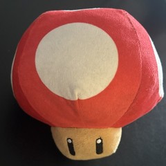 Super Mario Bros Red Super Mushroom Plush 6″ Stuffed Toy powerup luigi princess!