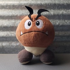 Nintendo Super Mario 6in Goomba Plush Brown
