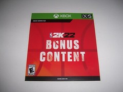 NBA 2K22 Preorder Bonus XBOX SERIES X | S