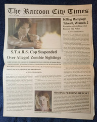 Resident Evil Apocalypse Promo Newspaper 2004