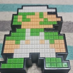 PDP Pixel Pals Light Up Luigi Collectible Light Super Mario Bros. 878-032