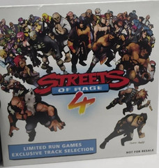 Streets of Rage 4 Soundtrack Music Cd Limited Run Games. 18 Tracks Yuzo Koshiro