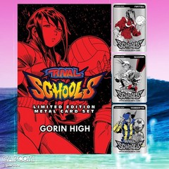 SDCC 2026 RIVAL SCHOOLS Set 3 METAL CARD Gorin High NATSU Shoma ROBERTO Capcom