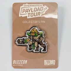 NEW Blizzard Blizzcon 2018 Overwatch Orisa Payload Tour Pin – Silver!