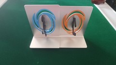 Portal 2 Bookends ThinkGeek Valve Aluminum Metal Video Game Decor Used Good