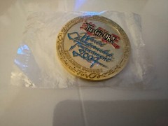 Yu-Gi-Oh! 2004 Toys R Us Tournament Prize Golden Coin ~ Promo Item ~ RARE
