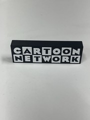 CARTOON NETWORK 3D printed Logo Thick Free Standing Shelf Display