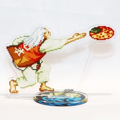 SNK Fatal Fury Special Jubei Yamada Pixel Bead Acrylic Figure Official Neo Geo