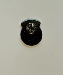 RESIDENT EVIL-S.T.A.R.S. Glossy Vintage BUTTON & Badge LAPEL PIN-Raccoon Police