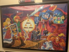 Legend of Zelda Link To The Past Jigsaw Puzzle Nintendo Rare Link Figure Ganon