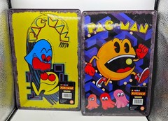Pac-Man 12×8 Embossed Tin Decor Signs
