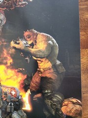 Gears of War 3 Xbox 360 Collectible Poster Comic Con 2011