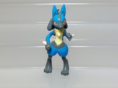 Pokemon the Movie Lucario (Poseable) Keychain Figure Movic 2005 Japan E05 3in