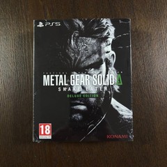 Metal Gear Solid Delta Snake Eater Deluxe Edition PS5 Steelbook New Sealed Japan