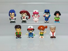 Team Rocket Nurse Joy Jenny Oak Pokemon Mate Chibi Poke House Figure Tomy 1in