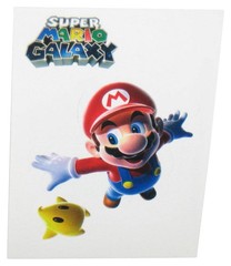 Nintendo Super Mario Galaxy (2009) Enterplay Flying Luma Mini Sticker 125