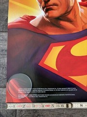 Justice League Heroes 2006 Video Game Promo Poster 38×25 Alex Ross Art DC Comics