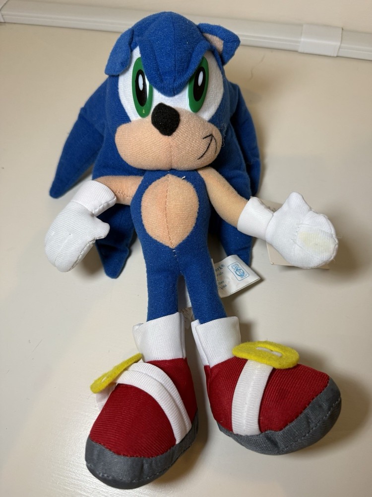 Vintage Sonic The Hedgehog 2005 Toy Network 13″ Sega NWT NEW