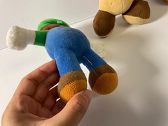 Super Mario Plush Lot 3pc 2 Luigi & 1 Goomba Nintendo Collectible Toy Set