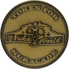 🚀Official FALLOUT Nuka World Nuka-Cade Token Replica
