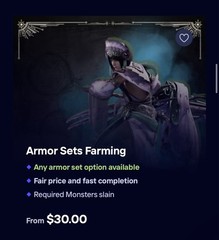 Monster hunter wilds Armor Sets. Any monster . Guarantee win. Armor farming 100%