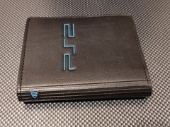 Playstation 2 PS2 Black Mens Wallet Money Coin & Cards Holder Brand New