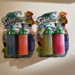 World Of Nintendo Splatoon Splattershot Blaster & Mini LOT NIB Sealed Refills