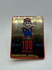 May 1993 100 Million Nintendo Employee Tie/Lapel Pin with Mario – Vintage + Rare