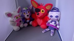 Five Nights At Freddy’s Lot Plush Lot Of 4 Foxy Ballora Funtime Foxy and Roxanne