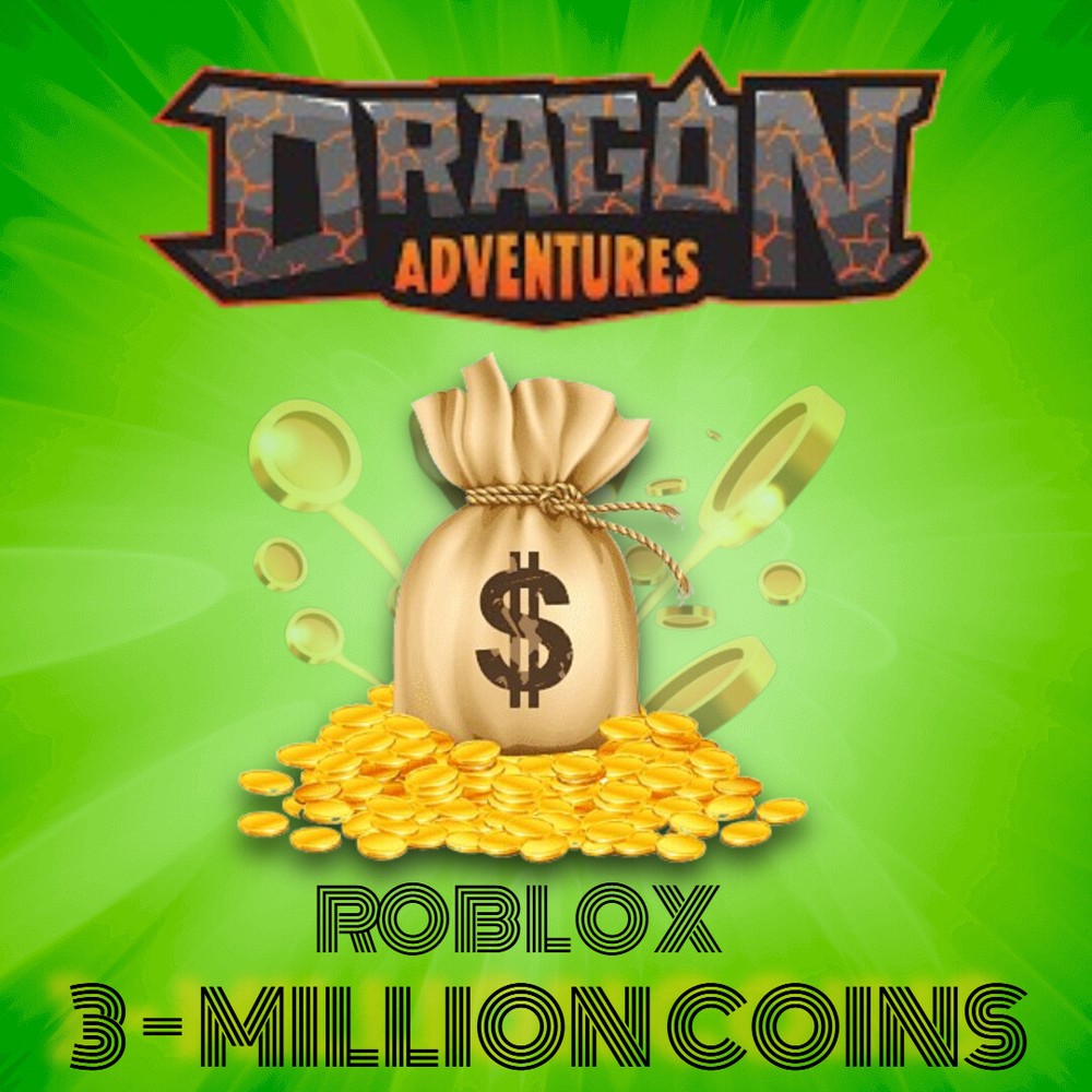 Dragon Adventures | 3 Million Coins | DA 3M Coins | Fast Send