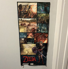 Nintendo Power The Legend of Zelda Link Vintage Poster 2008