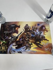 World of Warcraft 30th World Tour Poster Blizzard Entertainment Signed Boston