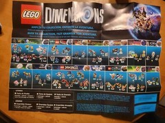 LOT OF 10 Lego Dimensions Video Game Posters READ