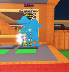RAINBOW Chipso and Queso 2 TRAITS 450M/S Steal A Brainrot