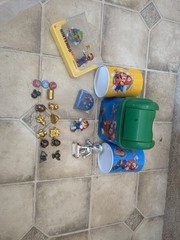 SUPER MARIO 64 Prizes Rare Japan Toys Promo Pins Rare N64 Metal Figures COMPLETE