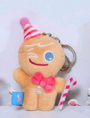 Official CookieRun Kingdom Happy Brave Day GingerBrave Plush Keyring 3.15 in