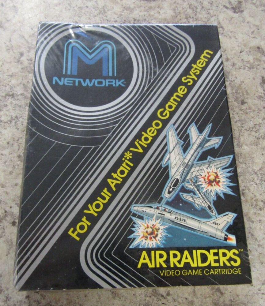New Air Raiders M-Network Atari 2600 Video Game 1982 No. 5861 Sealed