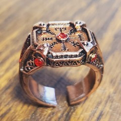 God Of War RING Kratos Greek Mythology Game Mens Jewelry Cosplay Novelty Ring