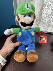 Nintendo Luigi Super Mario Bros. Washable Plush Doll