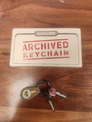 Blue Prince Keychain Car Keys Archived Keychain from iam8bit