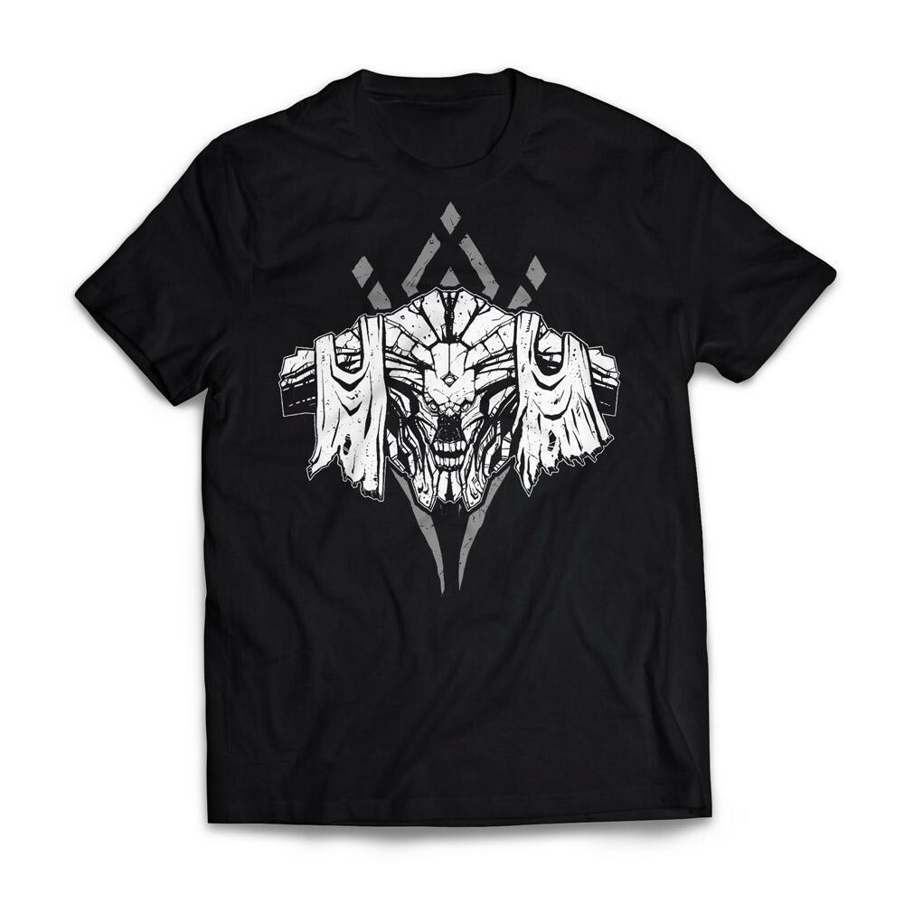 Destiny 2 Cult Of Nokris Shirt Black Size Large WITH Cerisian Lenses Emblem Code