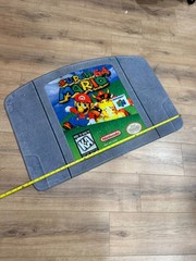 Super Mario 64 N64 Cartridge Shaped Rug/Floor Mat 34″x24″