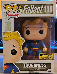 Funko Pop! Games Fallout Vault Boy Toughness #100 Vinyl Figure Hot Topic Excl